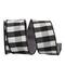 JAM Paper 2.5" x 10yd. Double-Sided Black Check Wired Ribbon